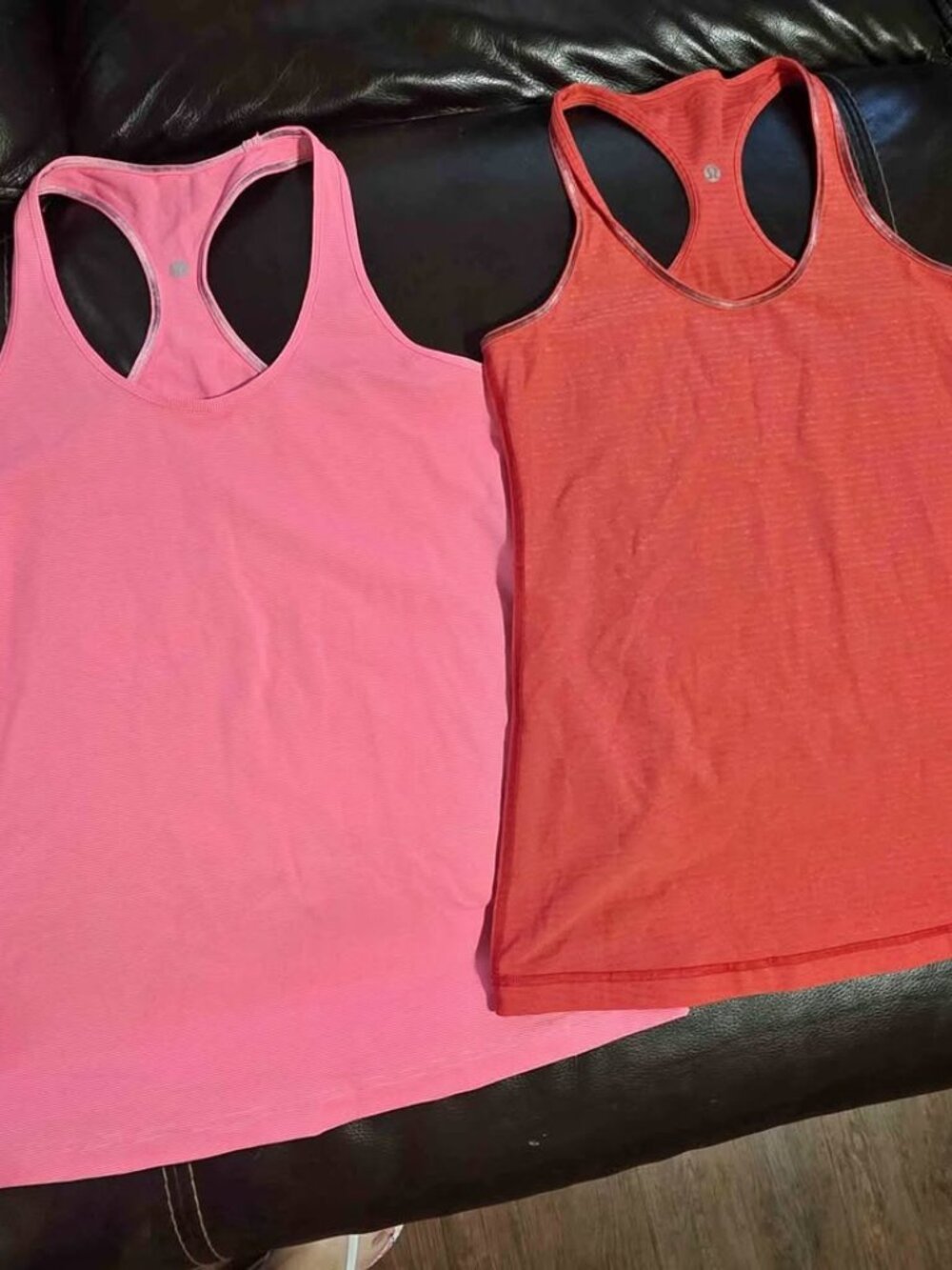 Lululemon Swiftly Tech Racerback Tank Top Red Heathered Seamless Top Bundle 2